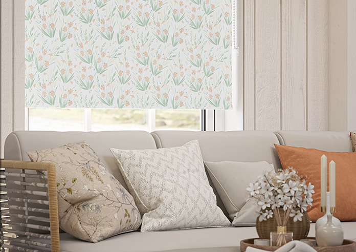Wildflower, Apricot - Twist&Fit Roller Blind - Image 5
